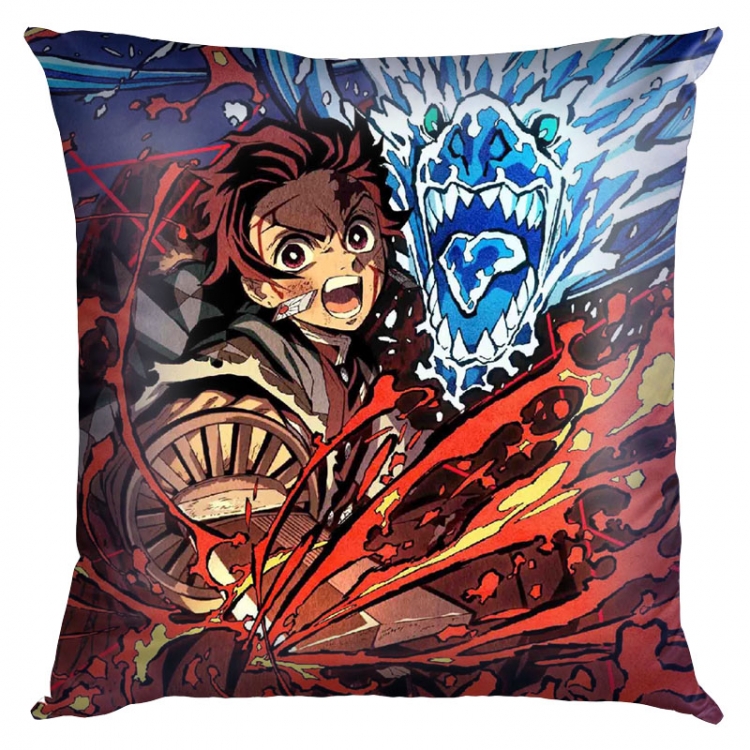 Demon Slayer Kimets Anime Double-sided full color pillow cushion 45X45CM G4-227 NO FILLING