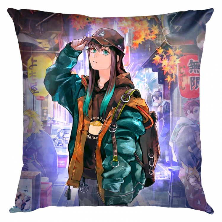 Demon Slayer Kimets Anime Double-sided full color pillow cushion 45X45CM G4-293 NO FILLING