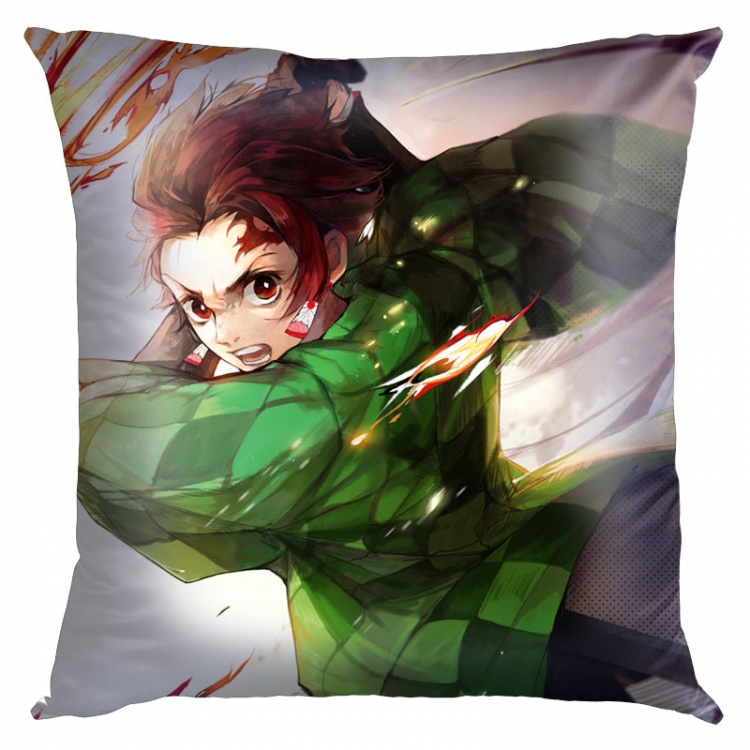 Demon Slayer Kimets Anime Double-sided full color pillow cushion 45X45CM G4-218 NO FILLING