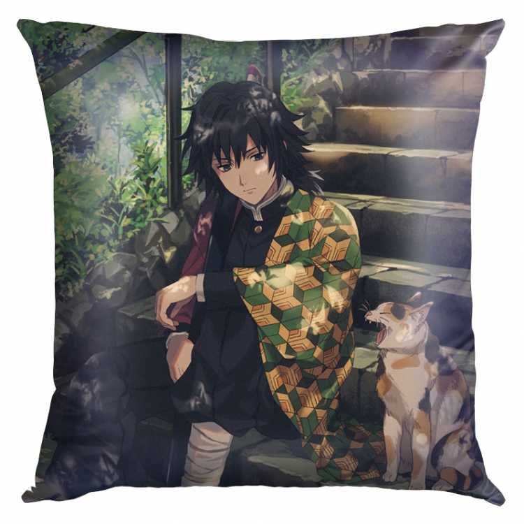 Demon Slayer Kimets Anime Double-sided full color pillow cushion 45X45CM G4-291 NO FILLING