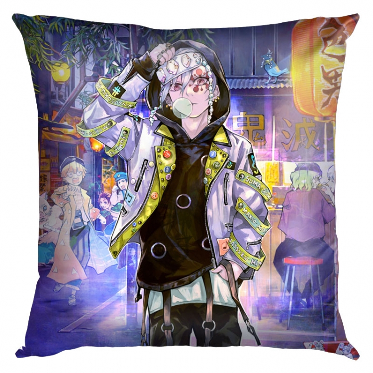 Demon Slayer Kimets Anime Double-sided full color pillow cushion 45X45CM G4-288 NO FILLING