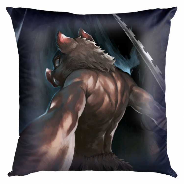 Demon Slayer Kimets Anime Double-sided full color pillow cushion 45X45CM  G4-272 NO FILLING