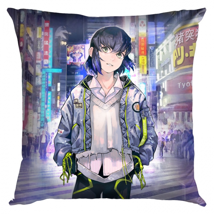 Demon Slayer Kimets Anime Double-sided full color pillow cushion 45X45CM G4-271 NO FILLING