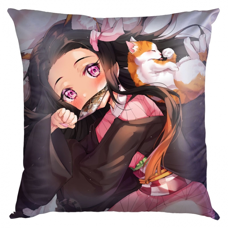 Demon Slayer Kimets Anime Double-sided full color pillow cushion 45X45CM G4-268 NO FILLING