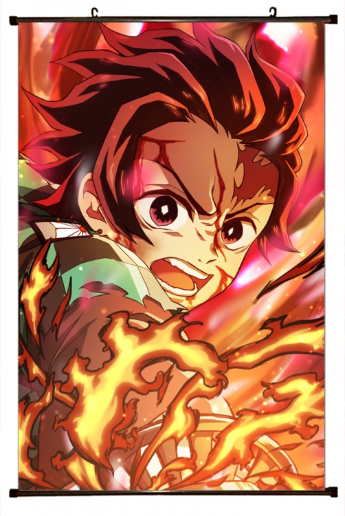 Demon Slayer Kimets Plastic pole cloth painting Wall Scroll 60X90CM preorder 3 days G4-224 NO FILLING