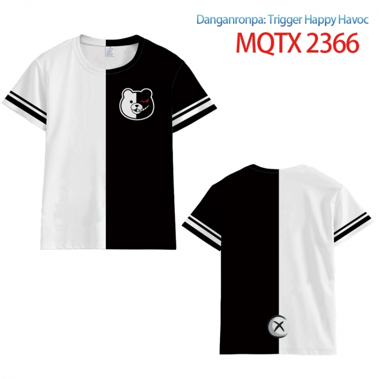 Dangan Ronpa Full color printing flower short sleeve T-shirt S-5XL, 8 sizes MQTX2366