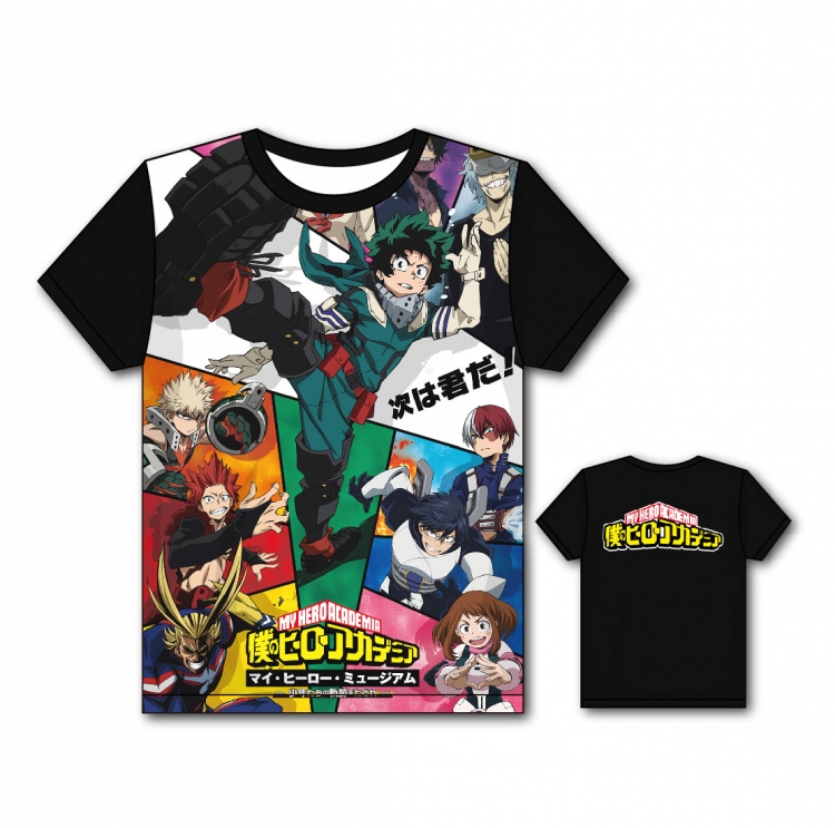 My Hero Academia Full color printing flower short sleeve T-shirt S-5XL, 8 sizes MH50