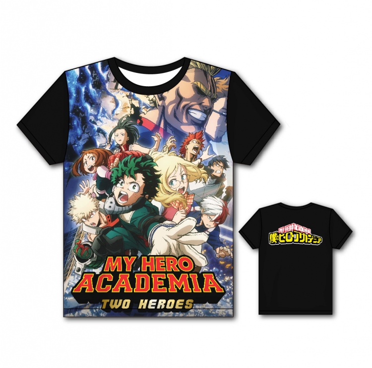 My Hero Academia Full color printing flower short sleeve T-shirt S-5XL, 8 sizes MH21