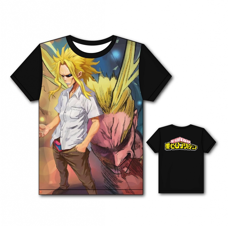 My Hero Academia Full color printing flower short sleeve T-shirt S-5XL, 8 sizes MH46