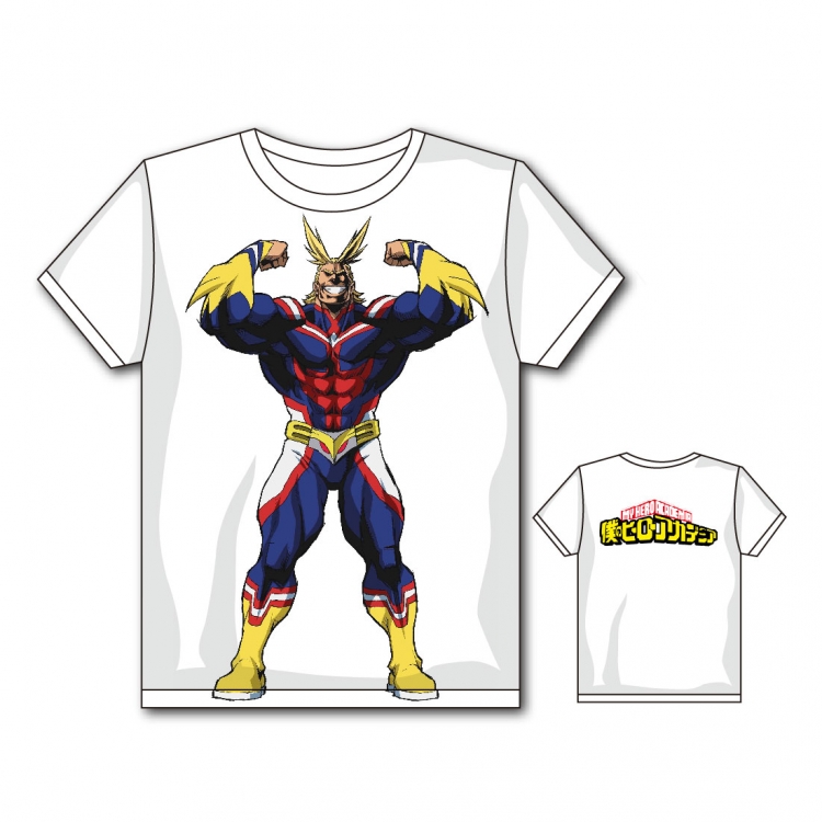 My Hero Academia Full color printing flower short sleeve T-shirt S-5XL, 8 sizes MH36