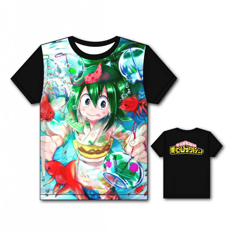 My Hero Academia Full color printing flower short sleeve T-shirt S-5XL, 8 sizes MH28