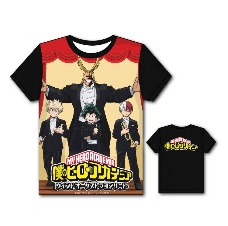 My Hero Academia Full color printing flower short sleeve T-shirt S-5XL, 8 sizes MH59