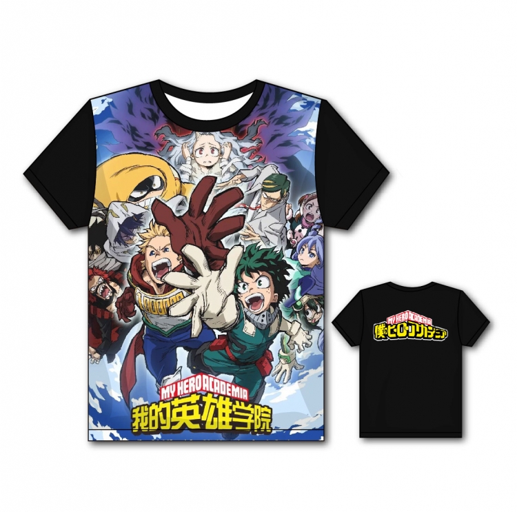My Hero Academia Full color printing flower short sleeve T-shirt S-5XL, 8 sizes MH47