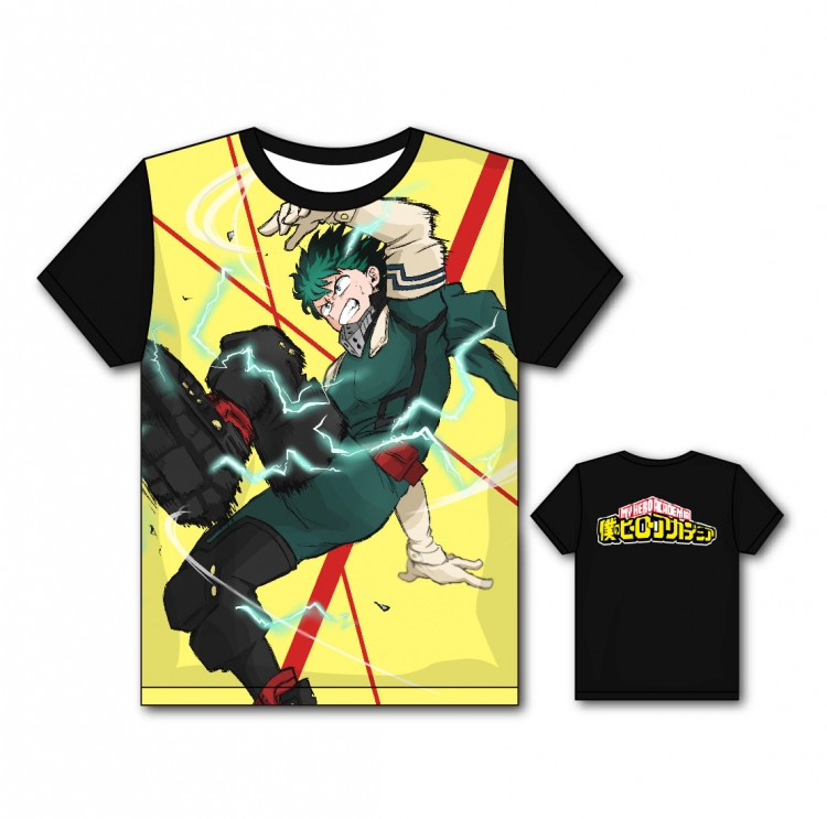 My Hero Academia Full color printing flower short sleeve T-shirt S-5XL, 8 sizes MH40