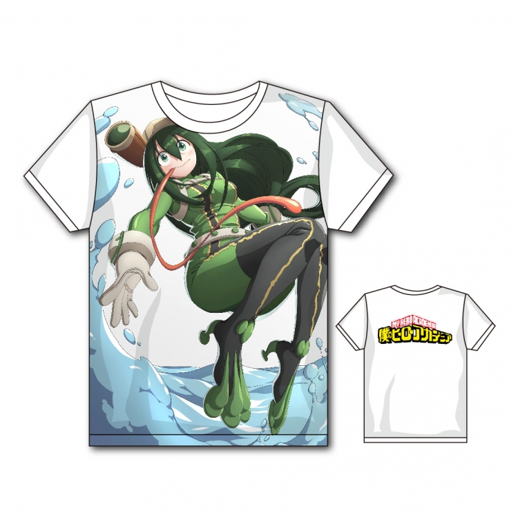 My Hero Academia Full color printing flower short sleeve T-shirt S-5XL, 8 sizes MH38