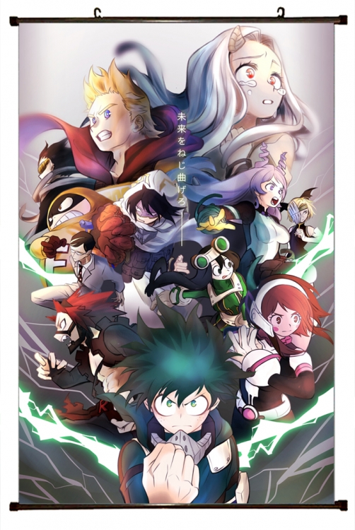 My Hero Academia Plastic pole cloth painting Wall Scroll 60X90CM w9-289 NO FILLING