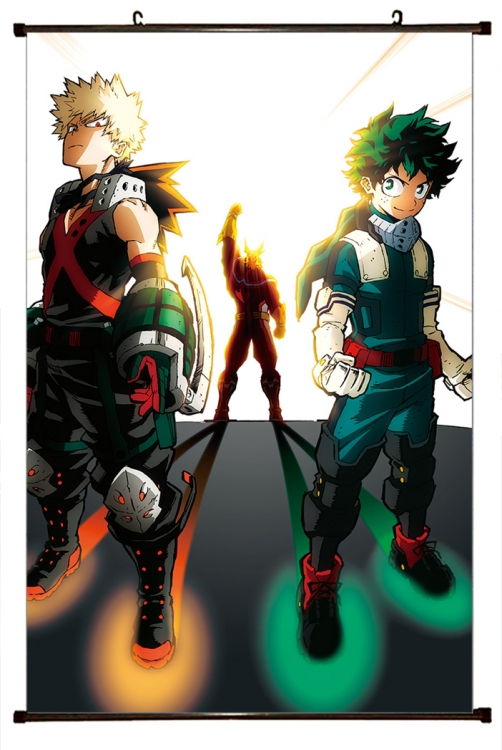 My Hero Academia Plastic pole cloth painting Wall Scroll 60X90CM w9-317 NO FILLING