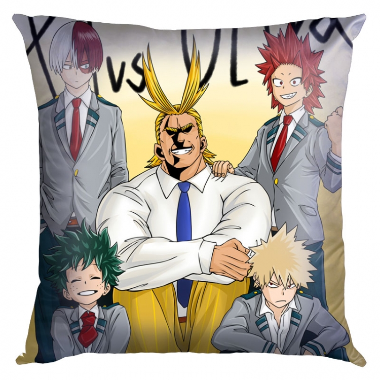 My Hero Academia Anime Double-sided full color pillow cushion 45X45CM  w9-331 NO FILLING