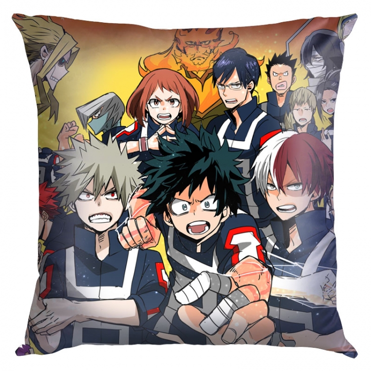 My Hero Academia Anime Double-sided full color pillow cushion 45X45CM w9-321 NO FILLING