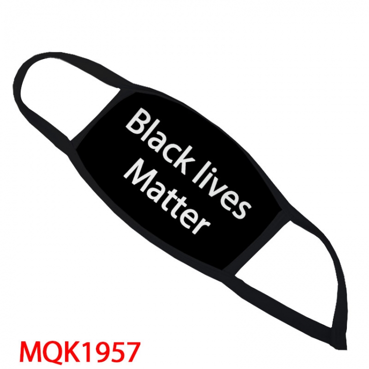 Black lives matter Color printing Space cotton Masks price for 5 pcs MQK1957