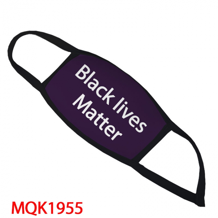 Black lives matter Color printing Space cotton Masks price for 5 pcs MQK1955