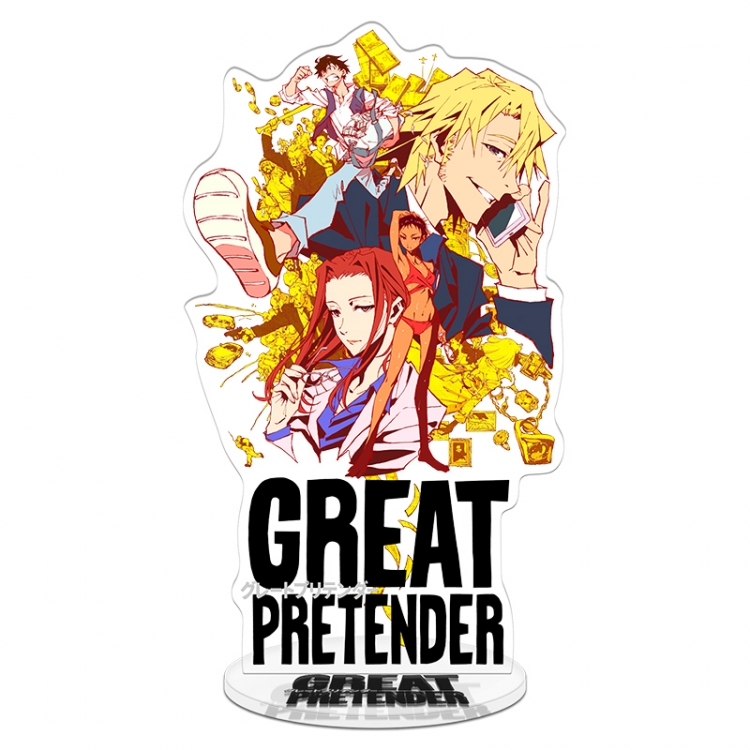 GREAT-PRETENDER Acrylic Anime Stand Keychain 20CM