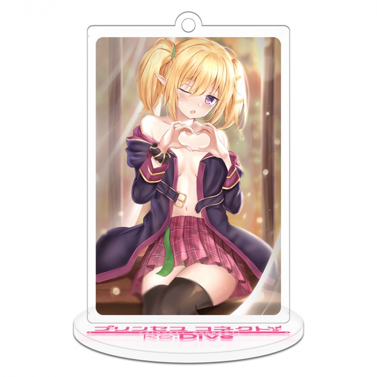 ReDive Standing Plates acrylic Keychain  8CM