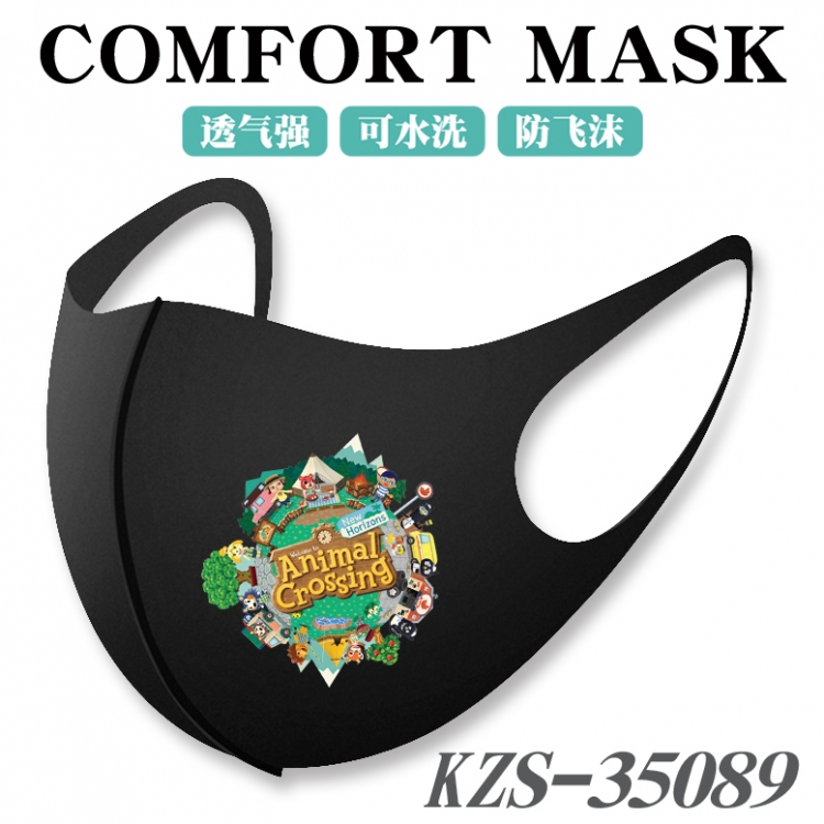 Animal Crossing Anime 3D digital printing masks  price for 5 pcs KZS-35089A