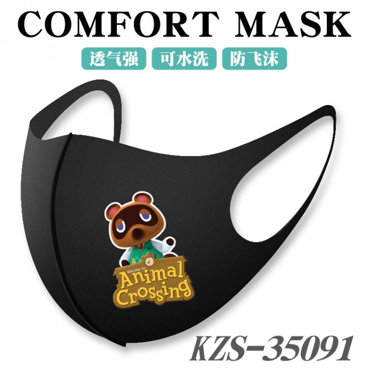 Animal Crossing Anime 3D digital printing masks  price for 5 pcs KZS-35091A
