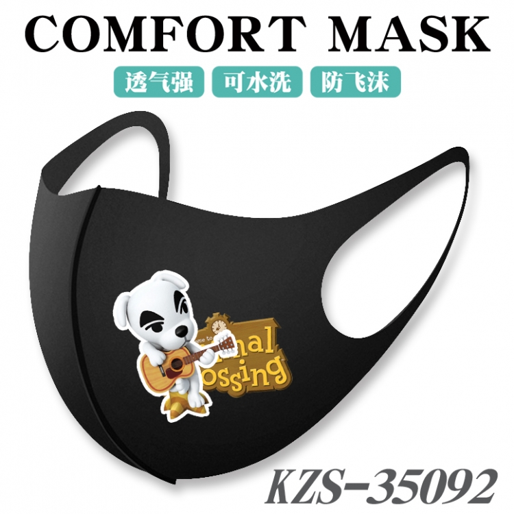 Animal Crossing Anime 3D digital printing masks  price for 5 pcs KZS-35092A