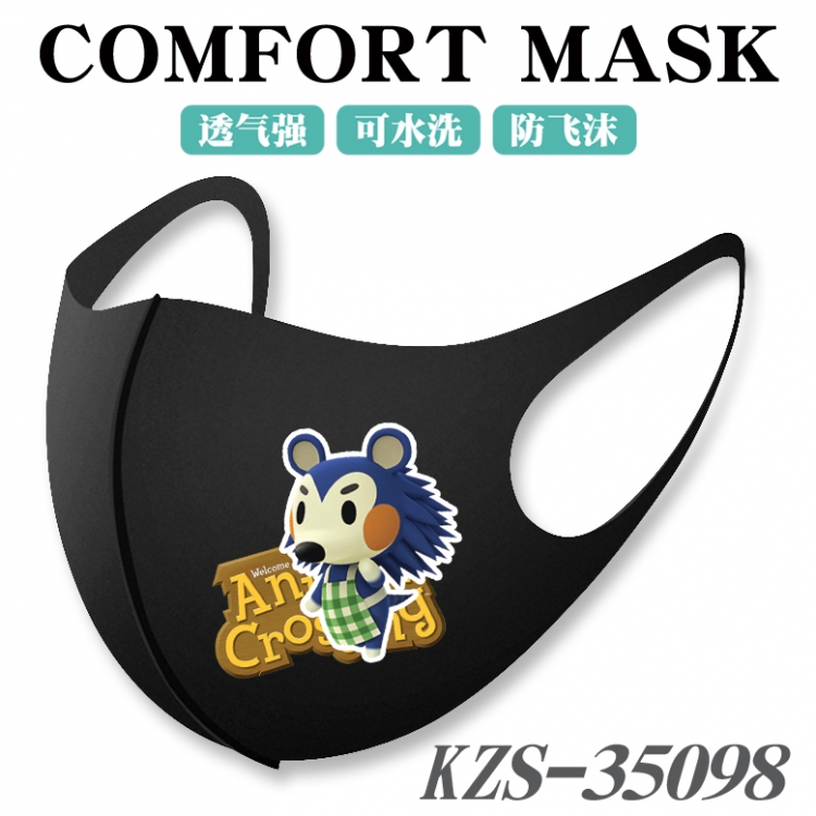 Animal Crossing Anime 3D digital printing masks  price for 5 pcs KZS-35098A