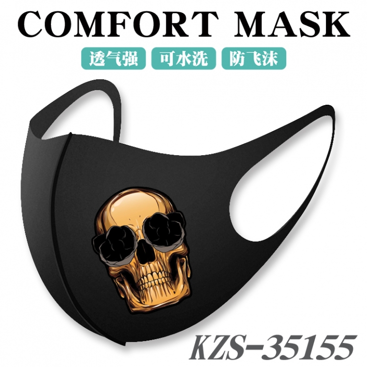 Skull and Flag Anime 3D digital printing masks  price for 5 pcs