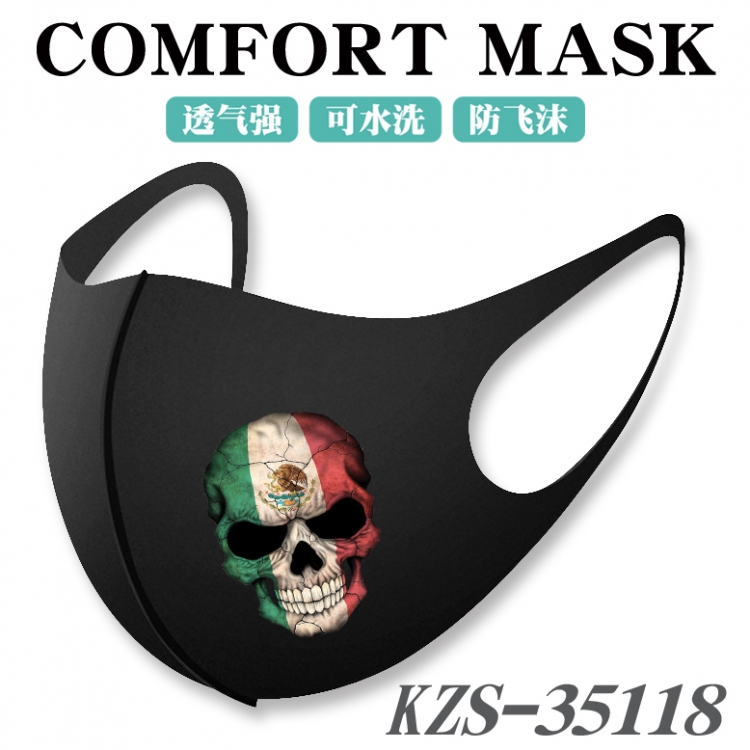 Skull and Flag Anime 3D digital printing masks  price for 5 pcs