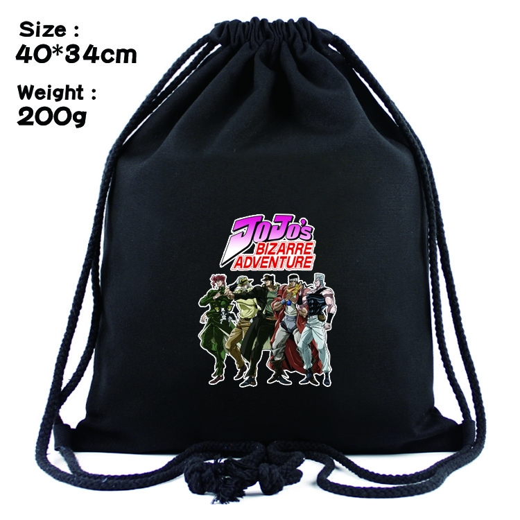 JoJos Bizarre Adventure  Anime Drawstring Bags Bundle Backpack style 3