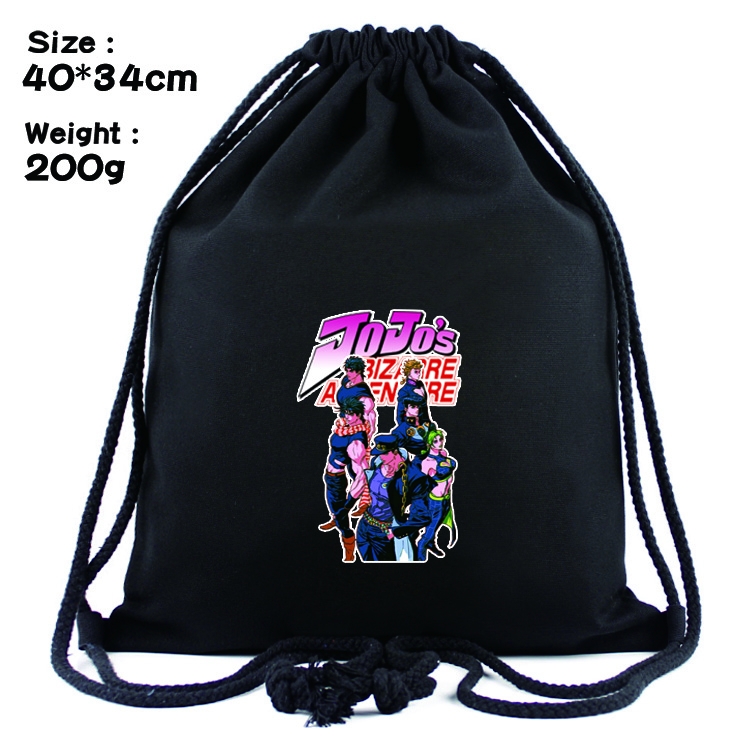 JoJos Bizarre Adventure  Anime Drawstring Bags Bundle Backpack  style 1