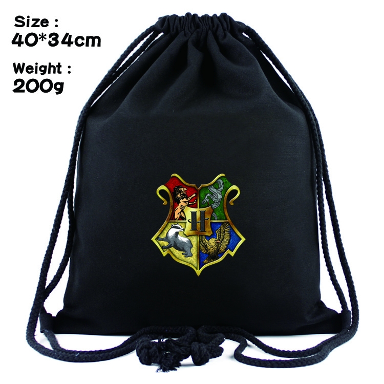 Harry Potter Anime Drawstring Bags Bundle Backpack    style 2