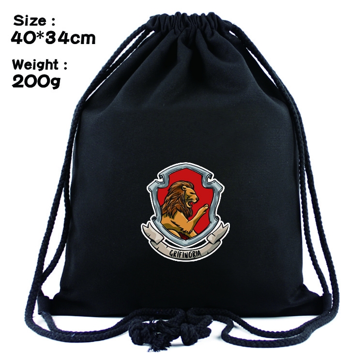 Harry Potter Anime Drawstring Bags Bundle Backpack    style 6