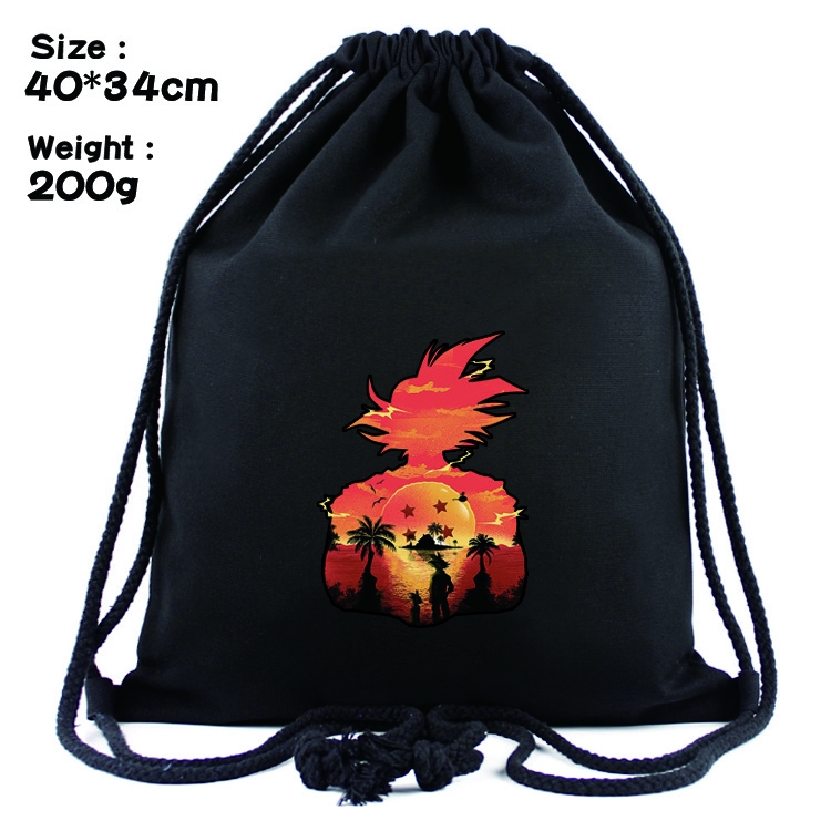 DRAGON BALL Anime Drawstring Bags Bundle Backpack  style 1