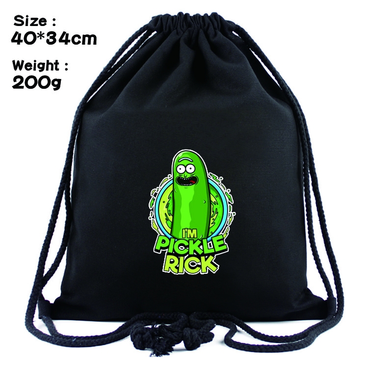 Rick and Morty Anime Drawstring Bags Bundle Backpack  style 8
