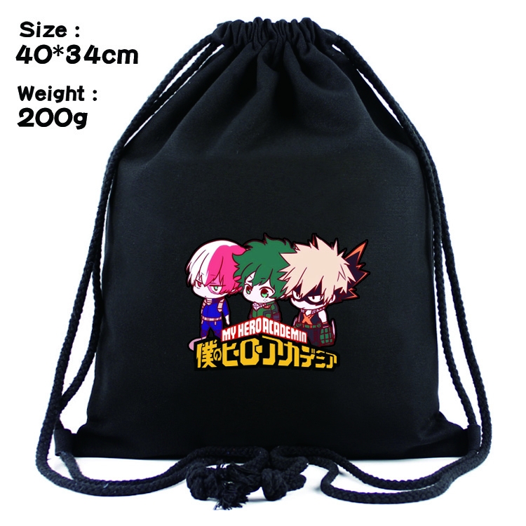 My Hero Academia Anime Drawstring Bags Bundle Backpack  style 8