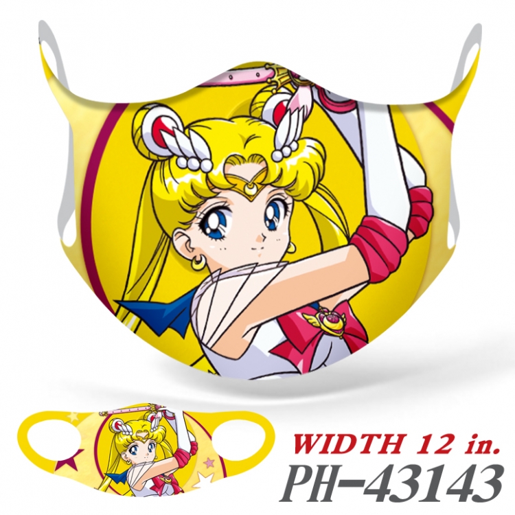 Sailormoon Anime Ice silk  seamless Mask   price for 5 pcs