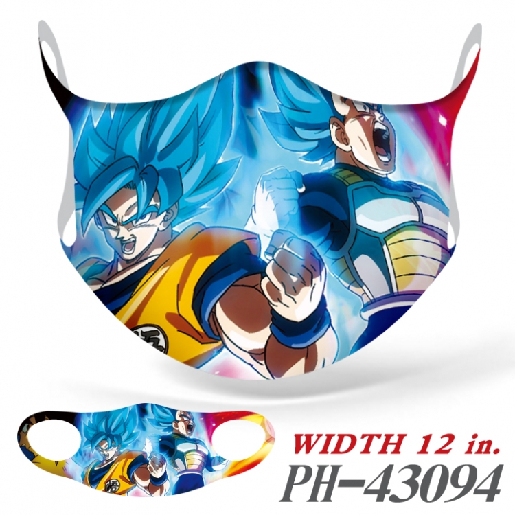 DRAGON BALL Anime Ice silk  seamless Mask   price for 5 pcs