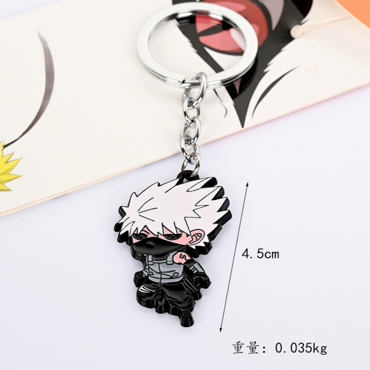 Naruto Kakashi Anime  metal  keychain price for 5 pcs