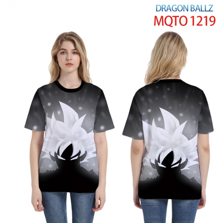 DRAGON BALL  Full color printing flower short sleeve T-shirt 2XS-4XL, 9 sizes  MQTO 1219
