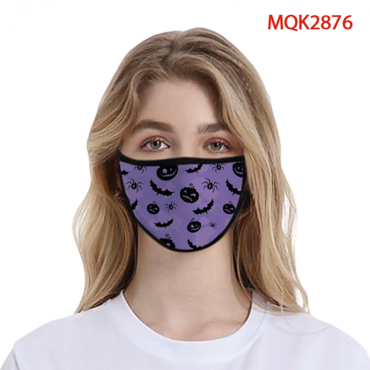 Halloween Color printing Space cotton Masks price for 5 pcs MQK2876