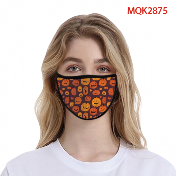 Halloween Color printing Space cotton Masks price for 5 pcs MQK2875