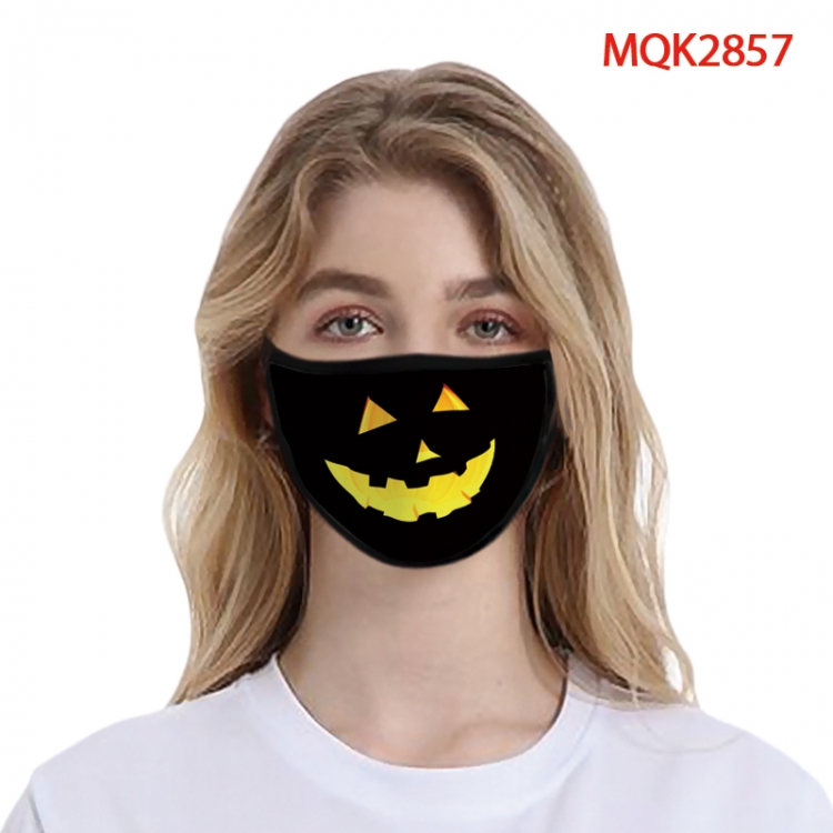Halloween Color printing Space cotton Masks price for 5 pcs MQK2857