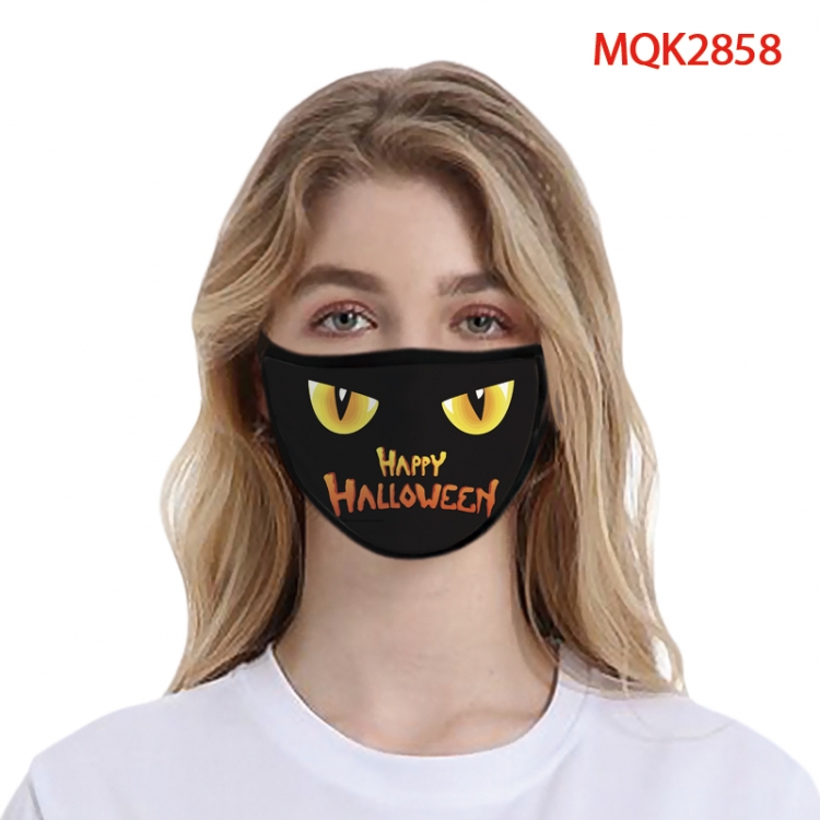 Halloween Color printing Space cotton Masks price for 5 pcs MQK2858