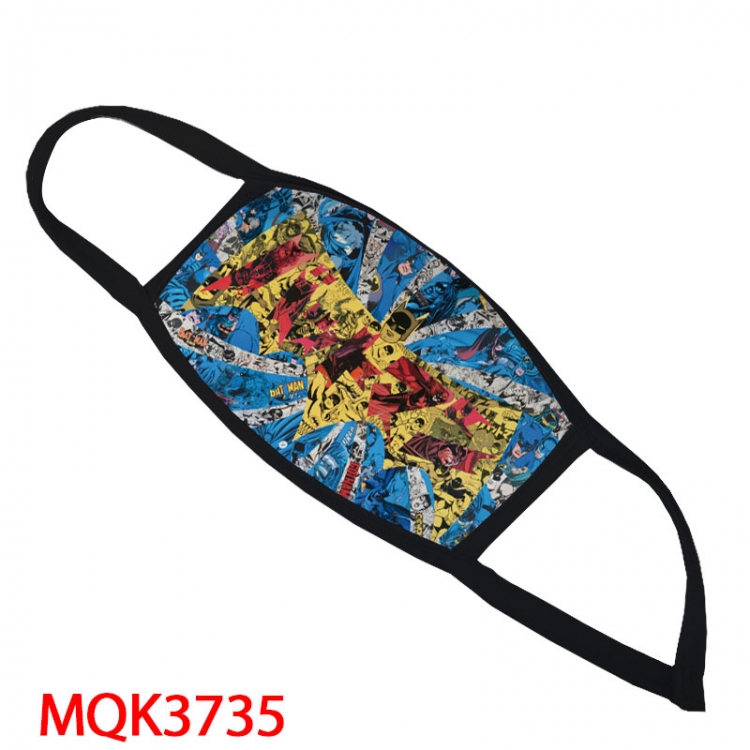 Superhero Color printing Space cotton Masks price for 5 pcs MQK3735