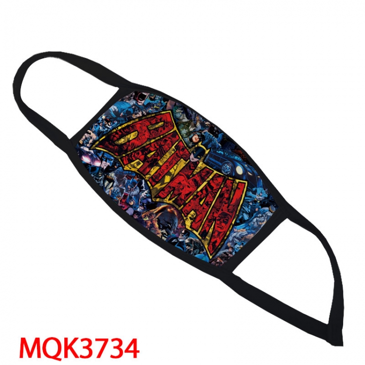 Superhero Color printing Space cotton Masks price for 5 pcs MQK3734